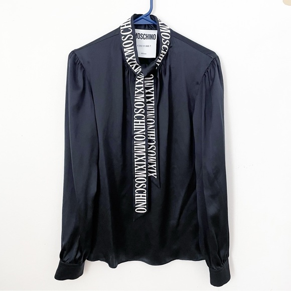 Moschino couture silk blouse size 8 - Picture 6 of 15